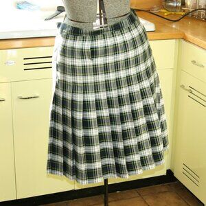Land's End Plaid Skirt School Girl Uniform